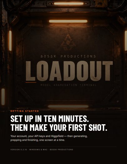 LOADOUT Getting Started guide cover